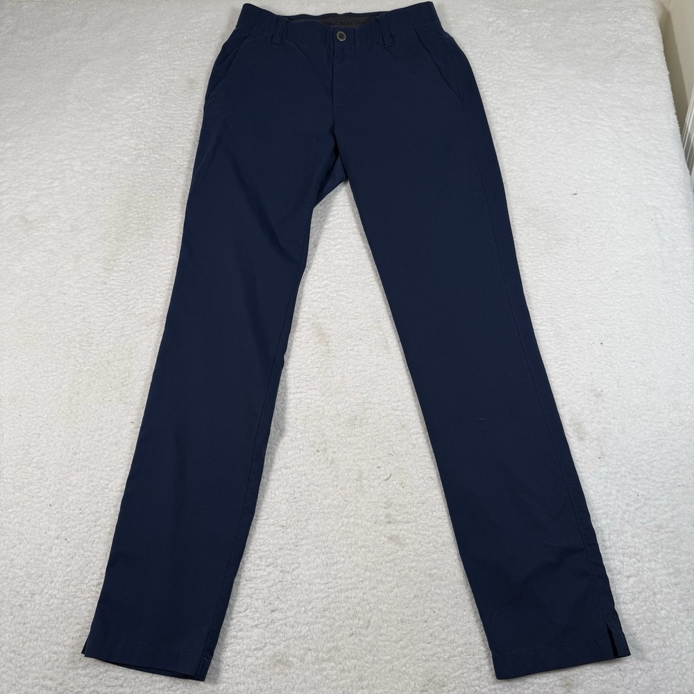 Under Armour Pants Mens 30x34 Navy Showdown Golf Performance Stretch Active